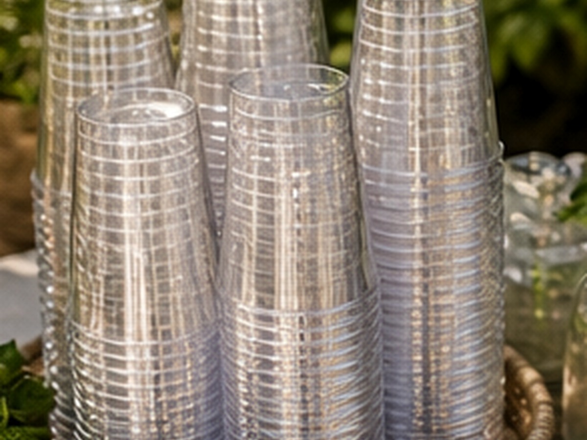 cup and marker zone for 10 bbq drink station ideas for a backyard cookout