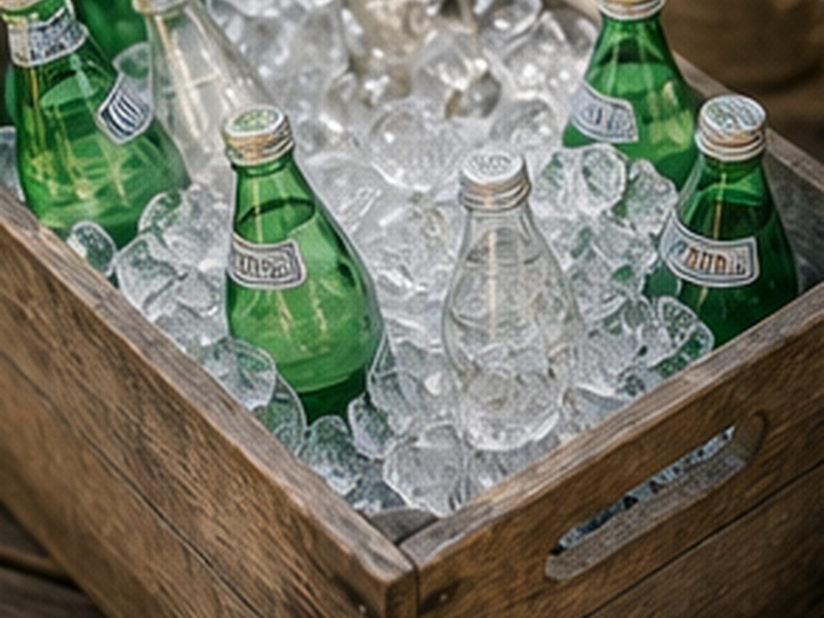 late ice refill for 10 bbq drink station ideas for a backyard cookout