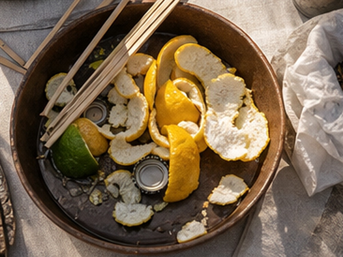 trash bowl for skewers and peels for 7 bbq drink table ideas that keep guests out of the kitchen