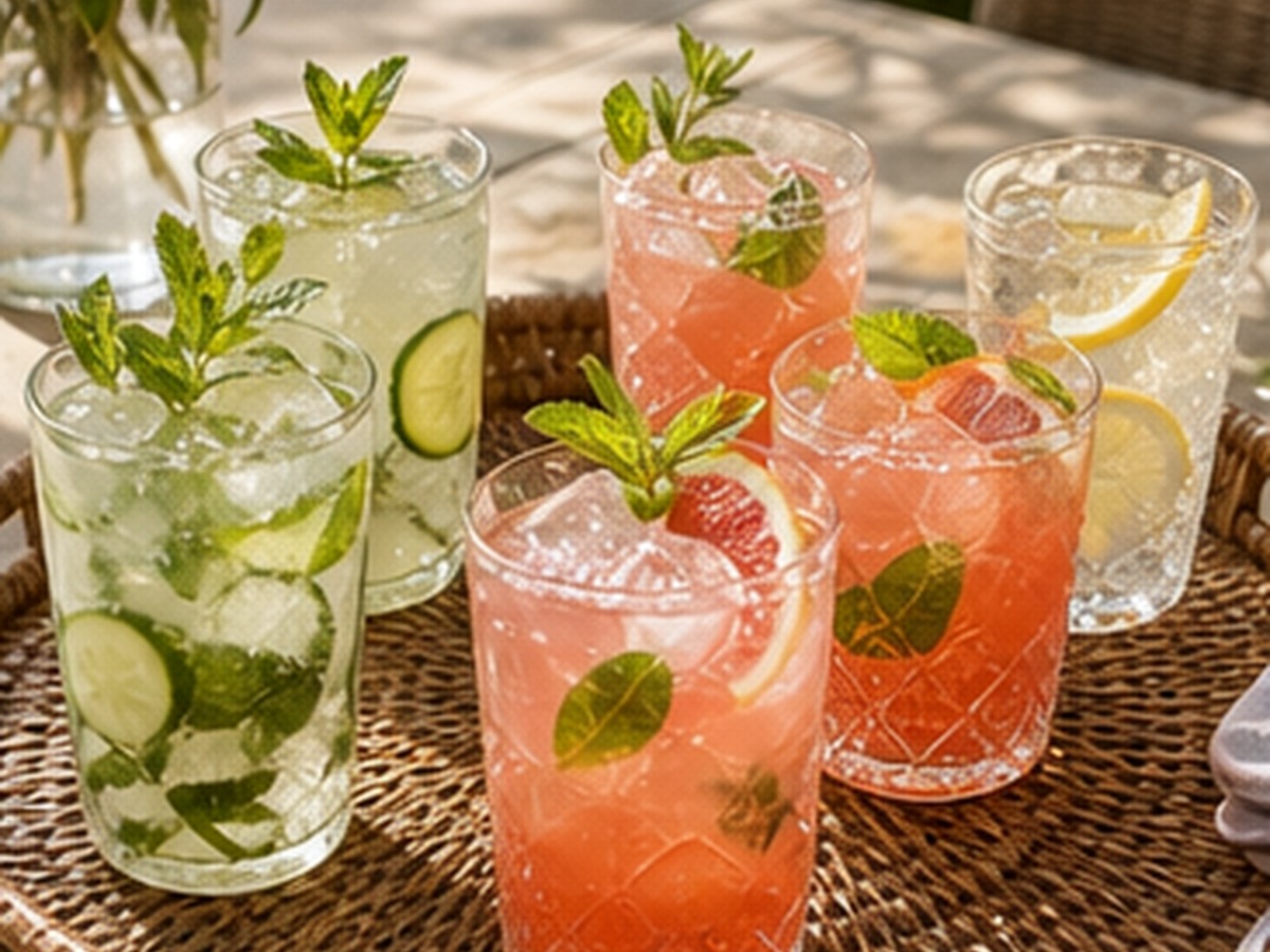 welcome drink tray for 7 serving tray ideas for mocktails and cocktails