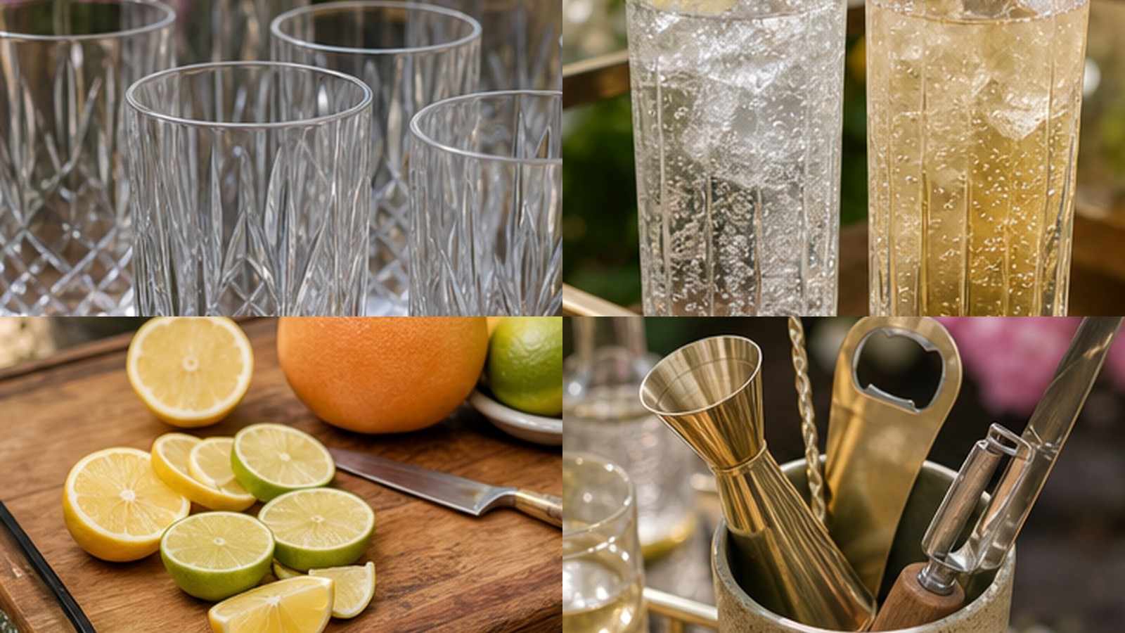 8 Bar Cart Essentials You Actually Use