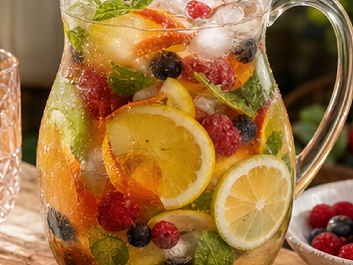 wide-mouth glass pitcher for 8 best pitchers for batch mocktails and party drinks