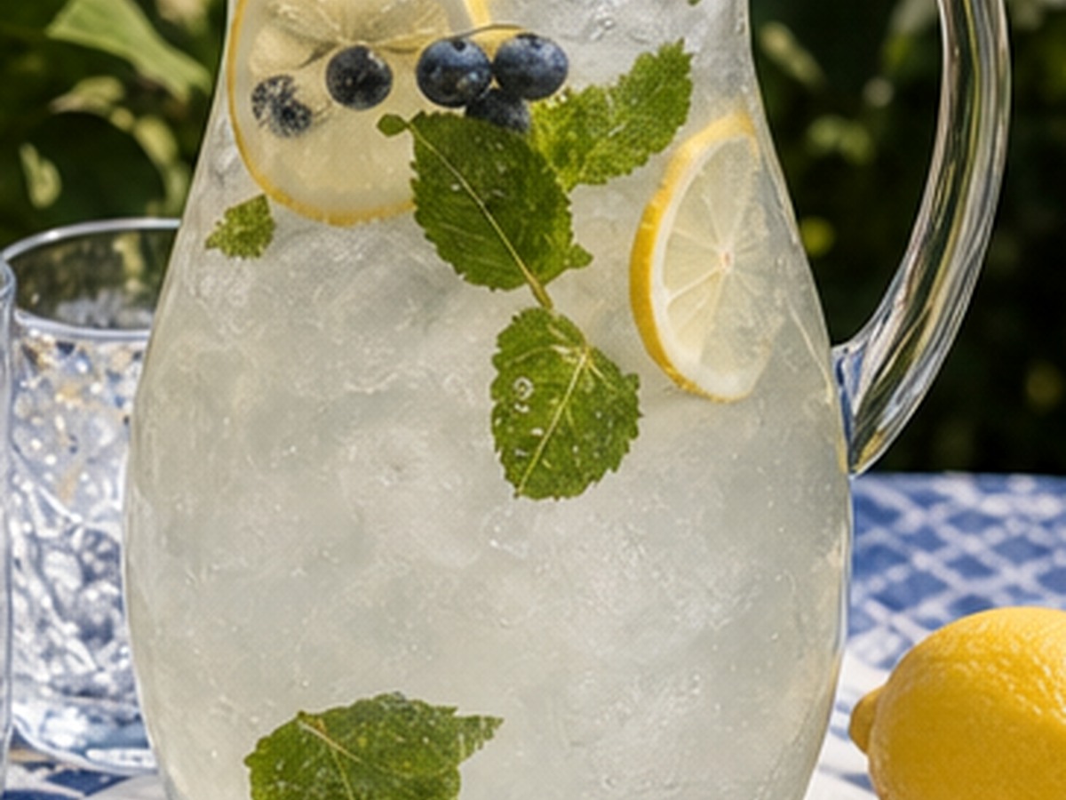 clear drink base for 8 fourth of july mocktail bar setup ideas