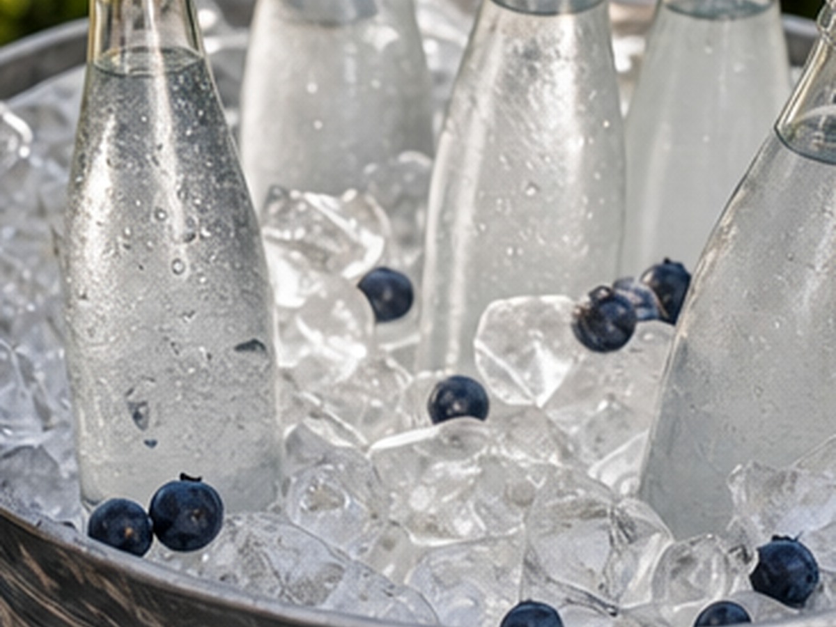 separate bubbles for 8 fourth of july mocktail bar setup ideas