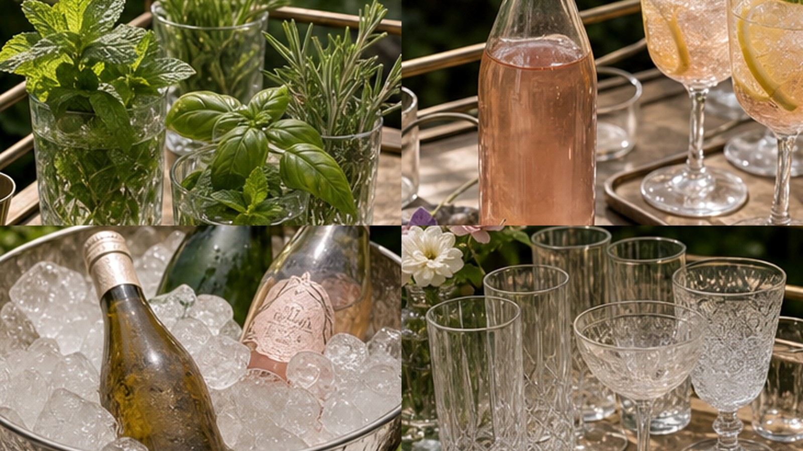 8 Garden Party Bar Cart Setup Ideas