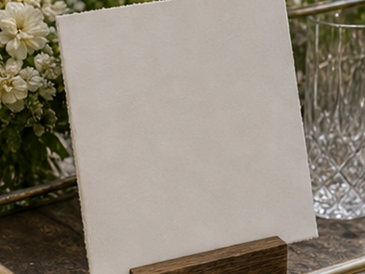 small menu card for 8 garden party bar cart setup ideas