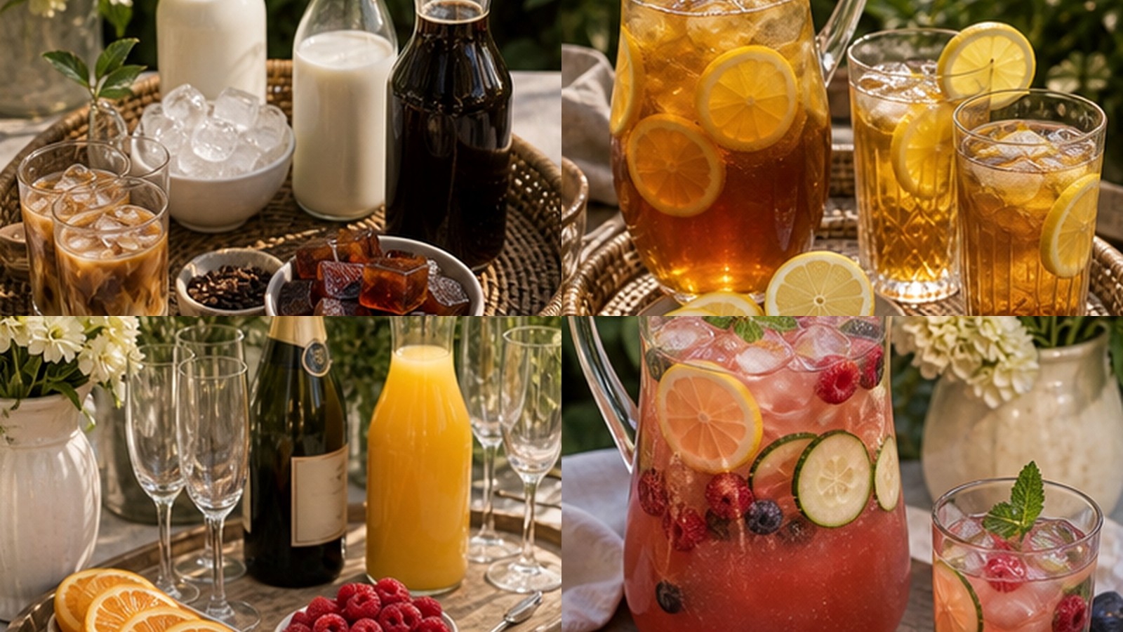 9 Brunch Drink Station Ideas