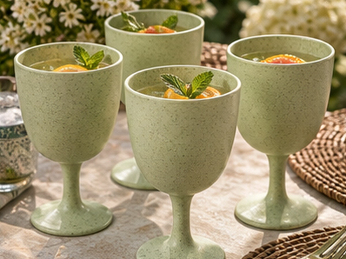 melamine goblets for 9 outdoor drinkware ideas that look good but will not break