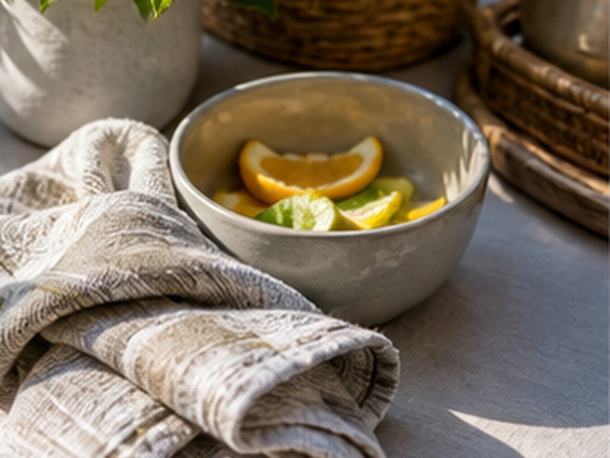 use a towel and trash bowl for 10 backyard drink station ideas for summer parties