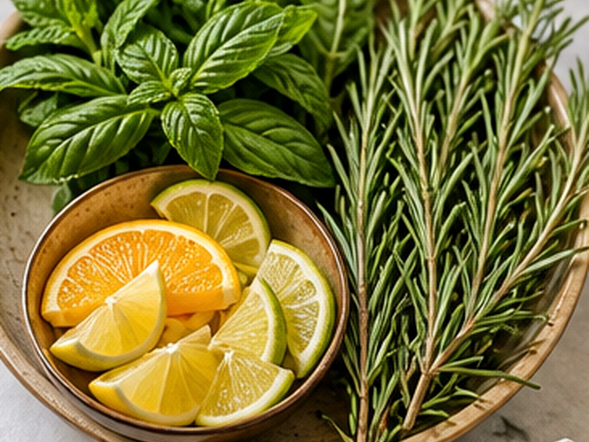 herb and citrus tray for 7 garnish tray ideas guests actually use