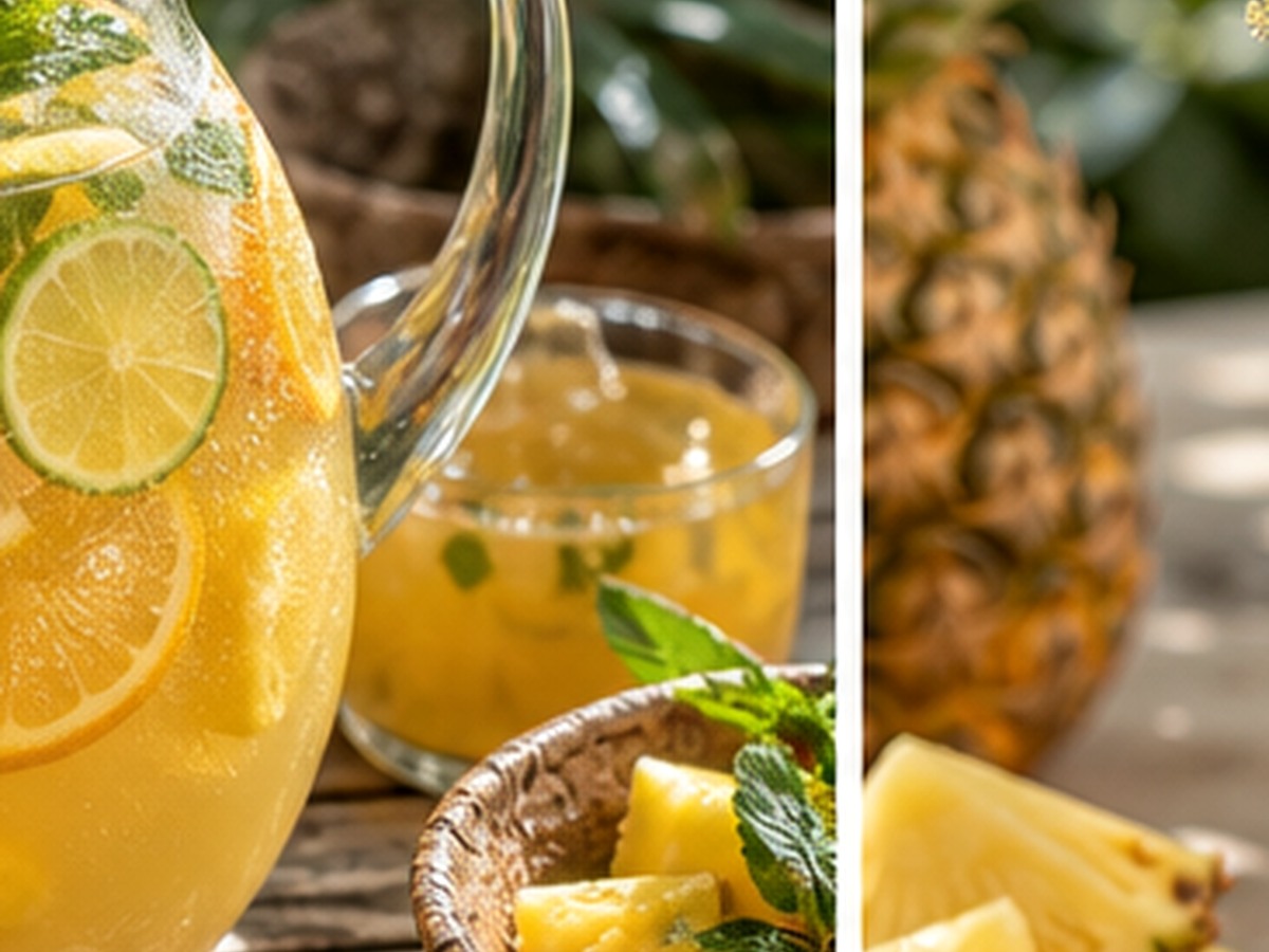pineapple elderflower collins for 7 pineapple cocktails for summer parties