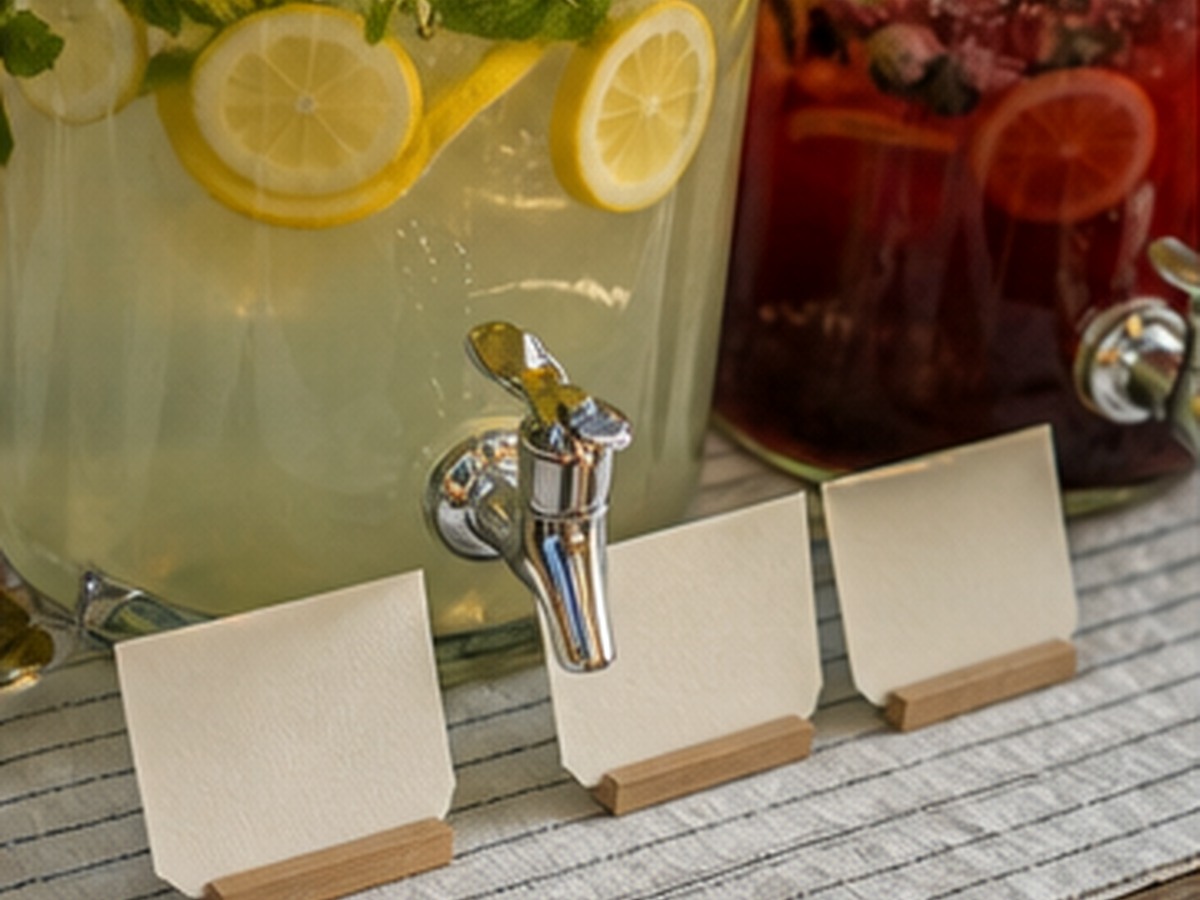 useful labels for 8 things every self-serve mocktail bar needs