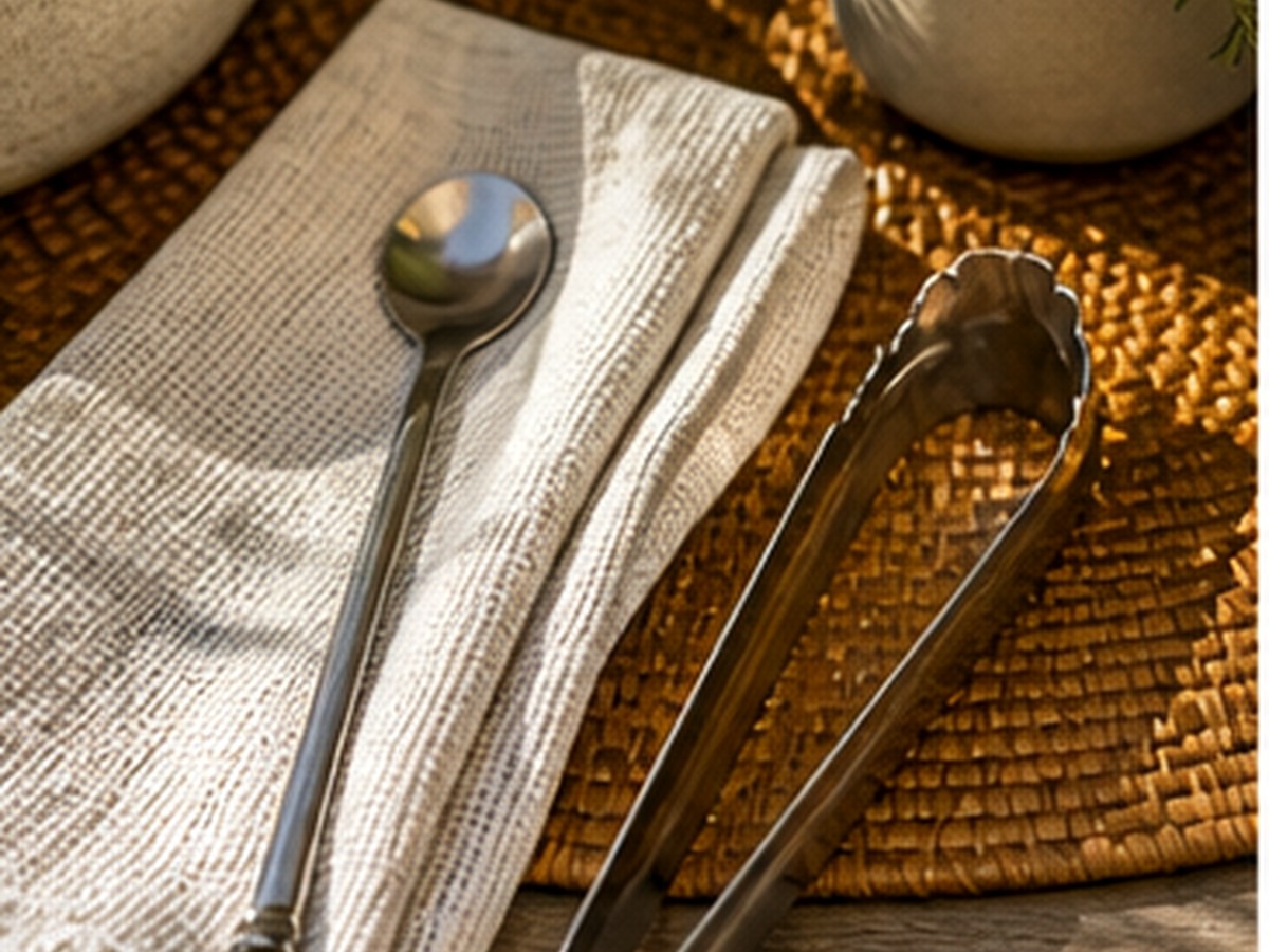 a towel and spoon for 8 things every self-serve mocktail bar needs