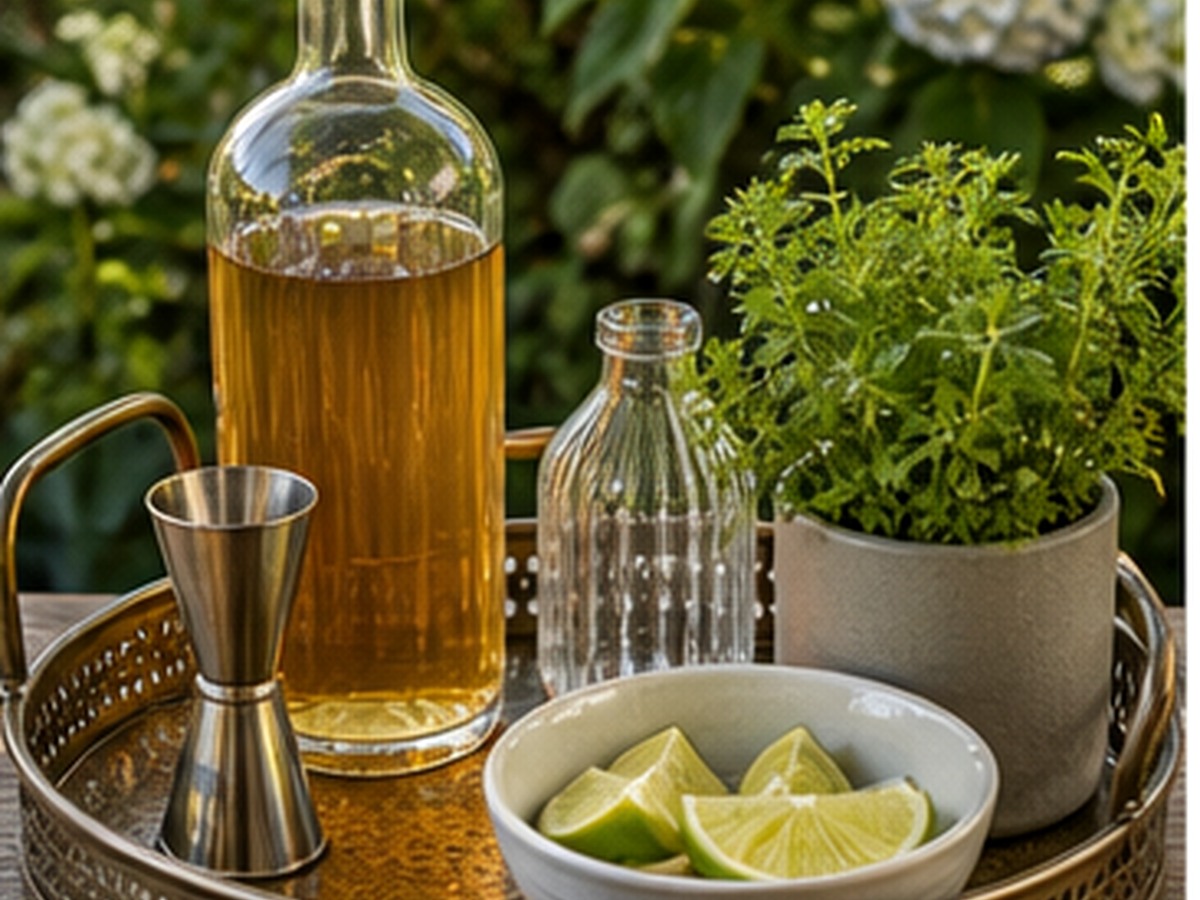 a side tray for spirits for 8 things every self-serve mocktail bar needs