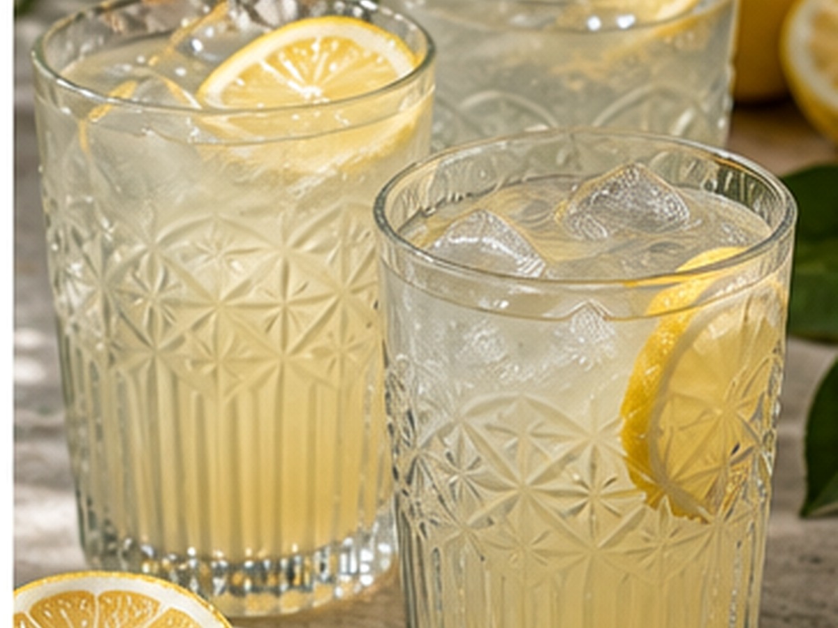 pressed glass tumblers for 7 vintage glasses that make mocktails feel expensive