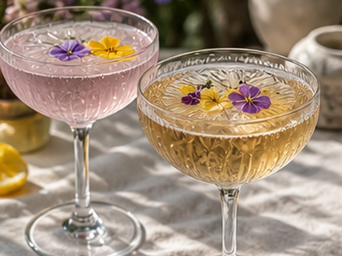 small coupes for 7 vintage glasses that make mocktails feel expensive