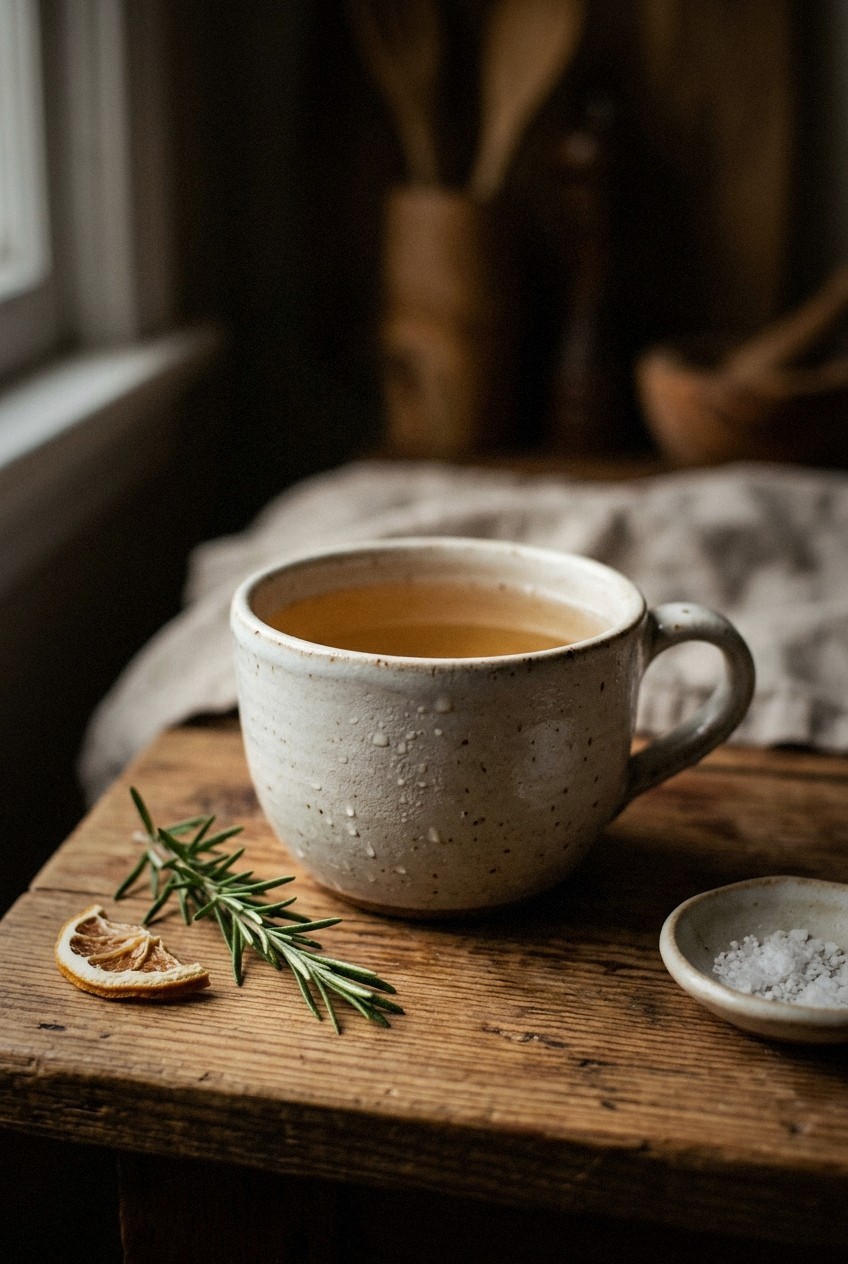 Five glass mason jars filled with colorful probiotic spring ferments including pink radish kvass, green asparagus pickles, brown dandelion root tonic, dark green nettle kraut, and ruby rhubarb brine arranged on a wooden table with fresh spring vegetables and herbs scattered around