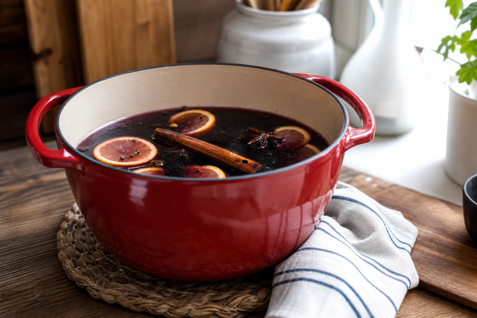Authentic German Gluhwein Recipe with Whole Spices