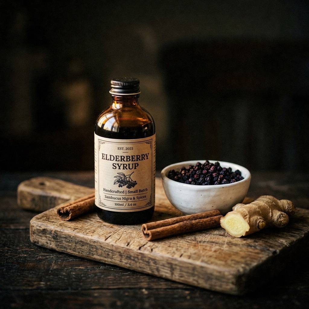 Homemade Elderberry Syrup Recipe for Immunity