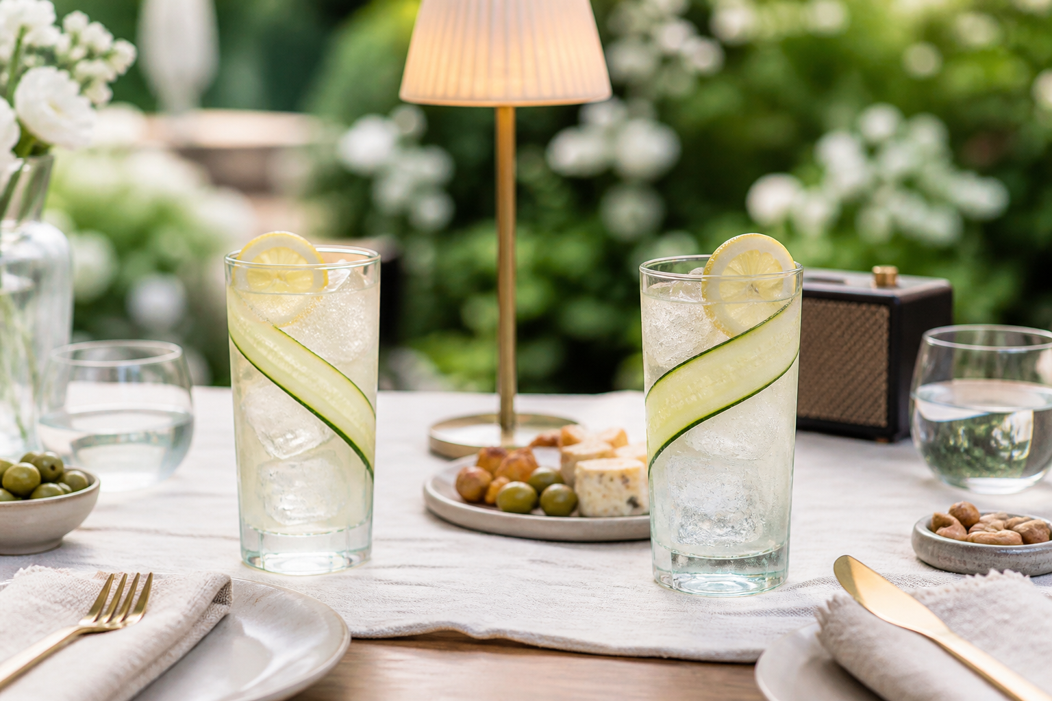 Garden Party Ideas: Drinks, Table, Music, Lighting