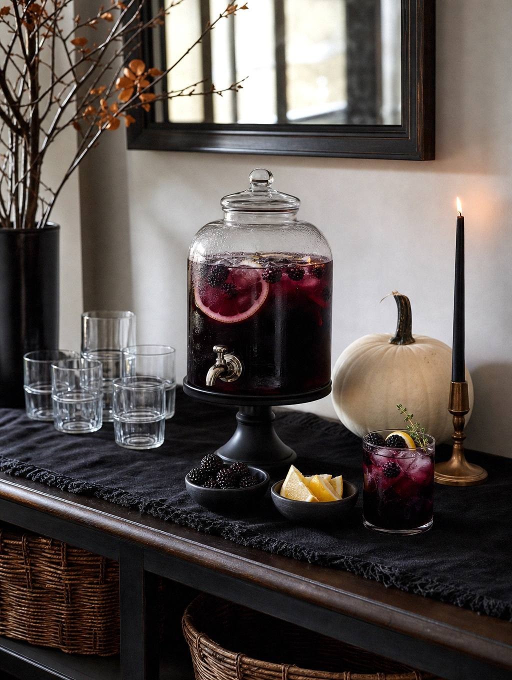 Halloween Drink Station Ideas