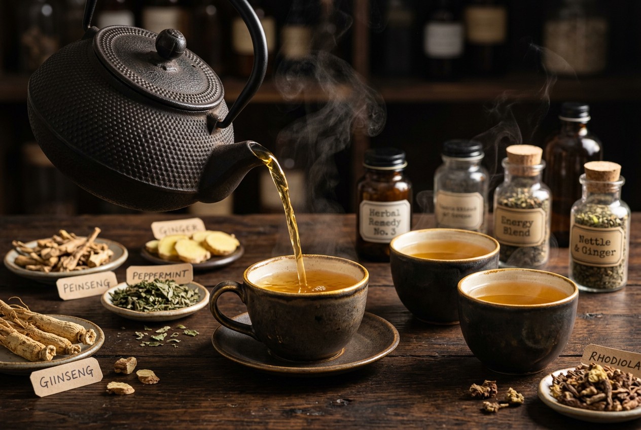 Herbal Tea Recipes for Energy: Natural Caffeine-Free Boost