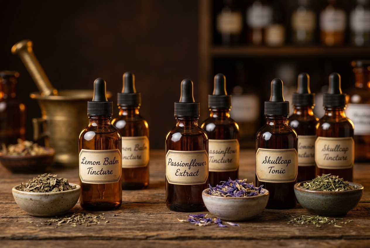 Herbal Tincture Recipe for Anxiety: Calming Botanical Blend