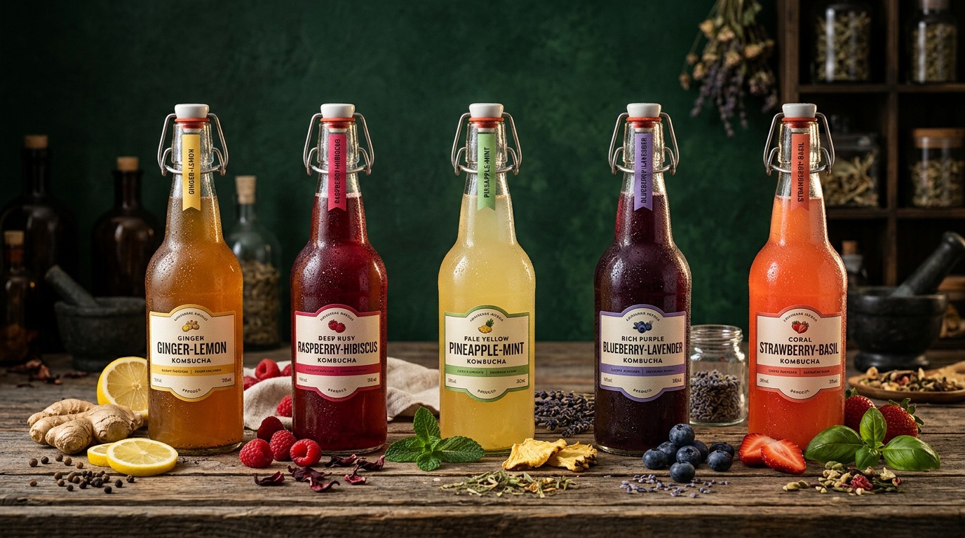 Homemade Kombucha Flavoring Recipes for Second Fermentation