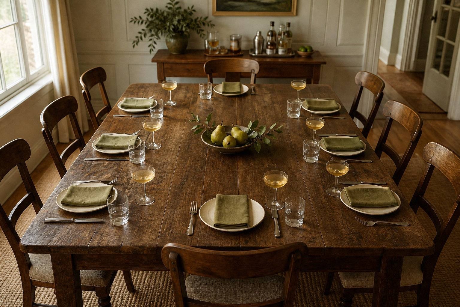 How to Set Up a Cocktail Party Table for 8
