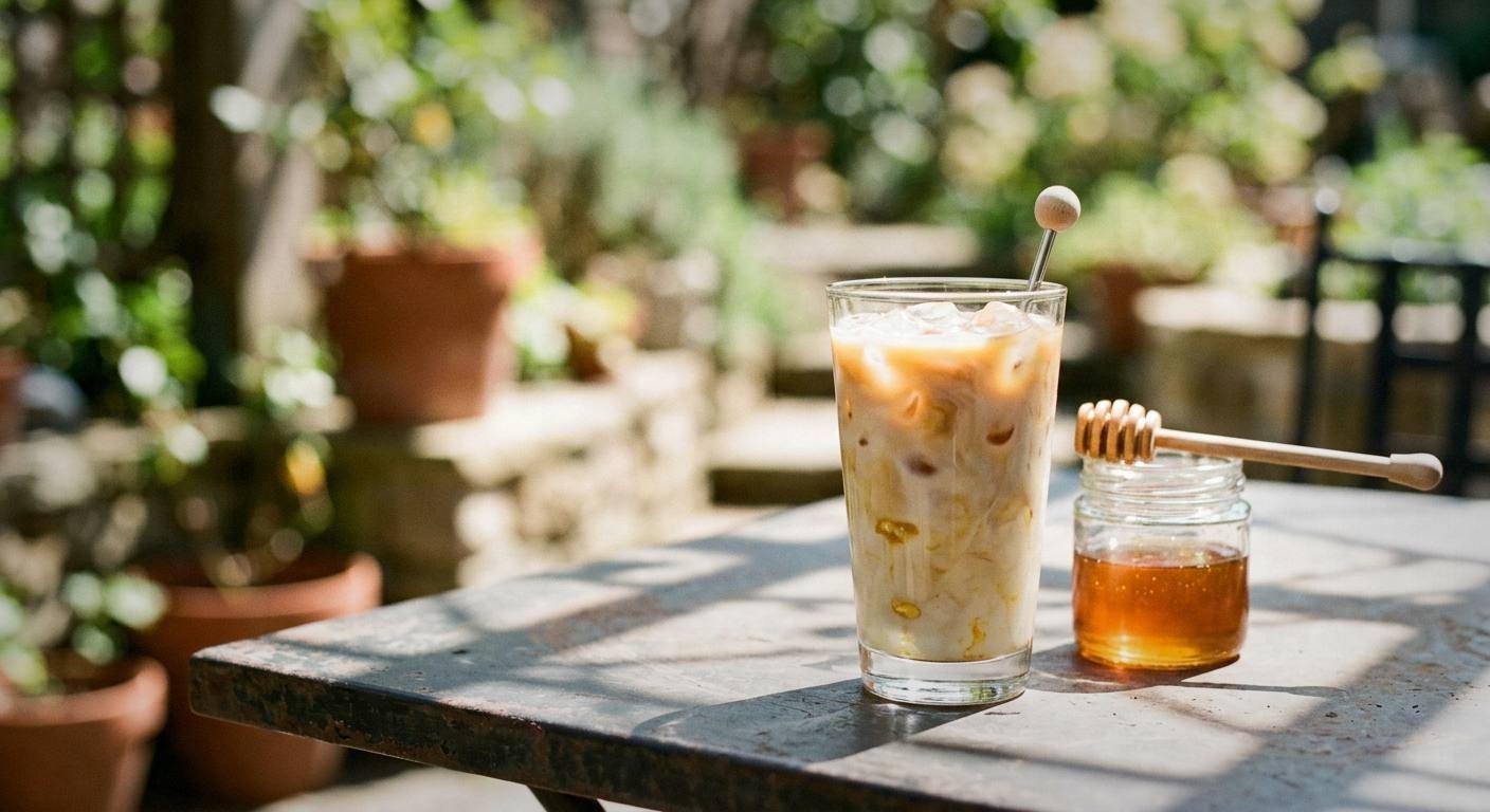 Iced Chamomile Honey Latte Recipe