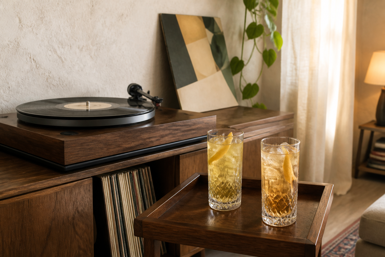Jazz Cocktails for a Late-Night Listening Party