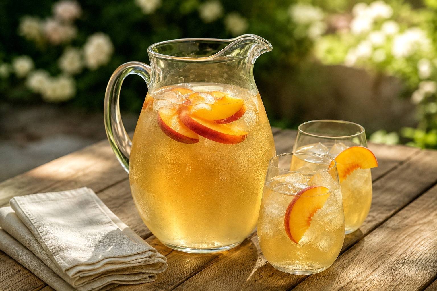 Peach Sangria Recipe for a Crowd