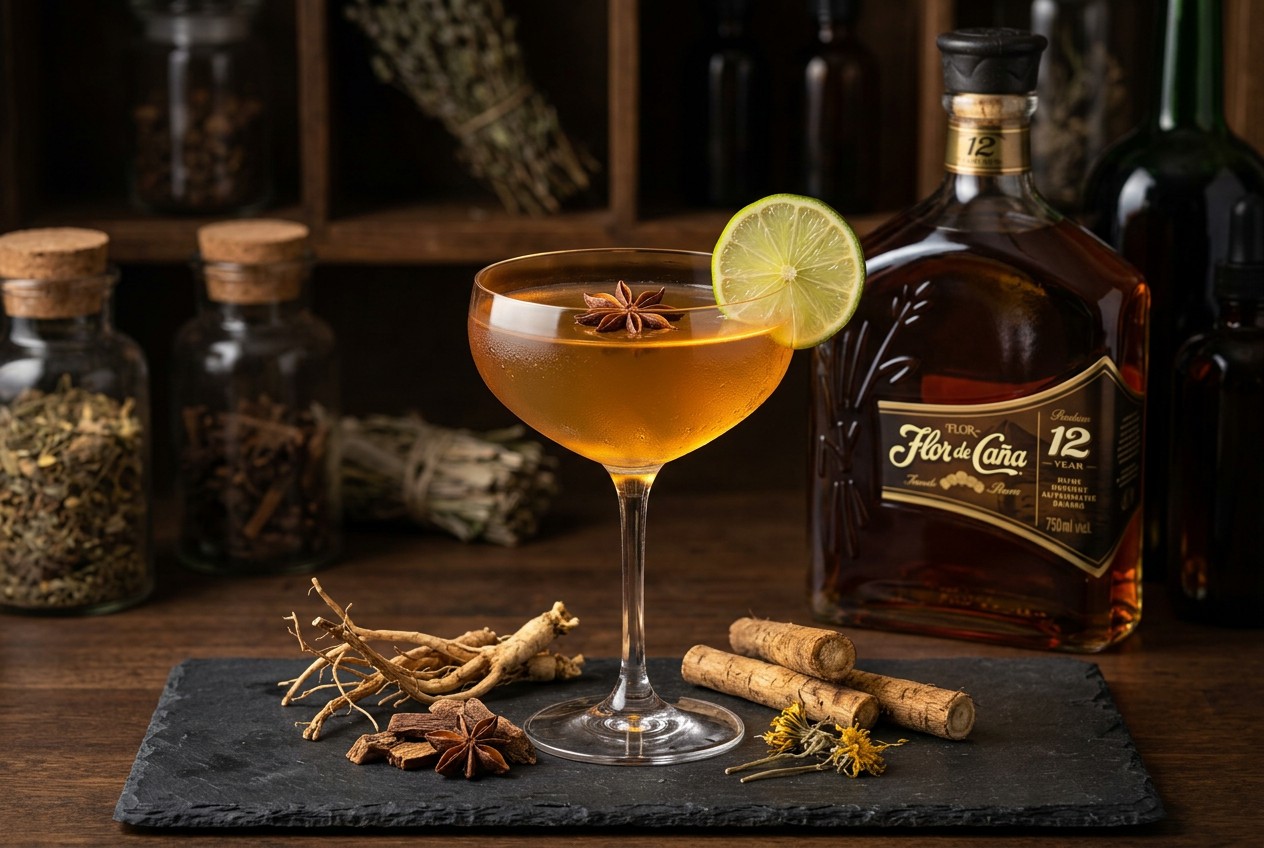 Root Daiquiri: An Earthy Botanical Cocktail Recipe