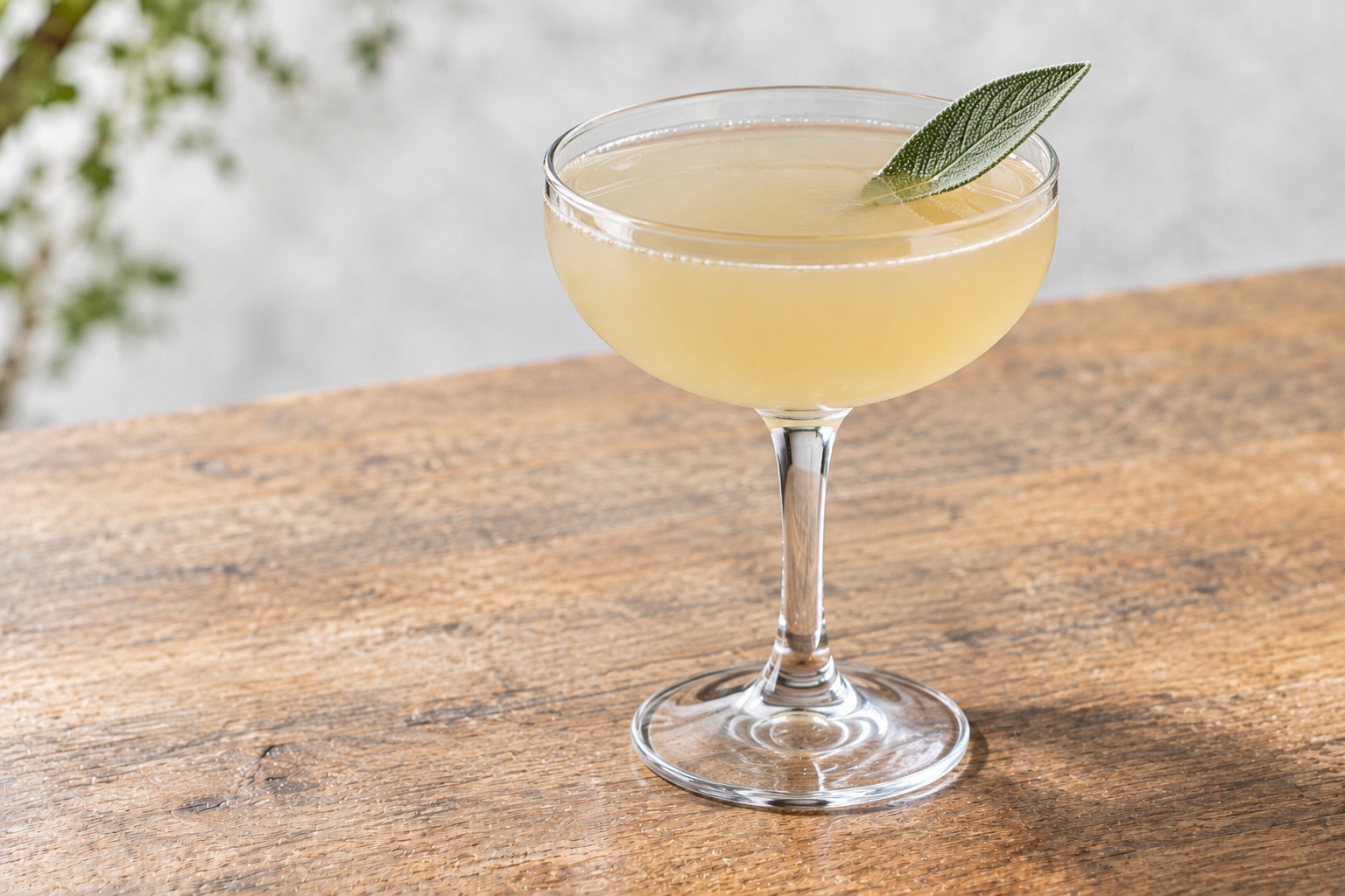 Sage Vodka Sour with Honey and Lemon: Published Egg-Free Version