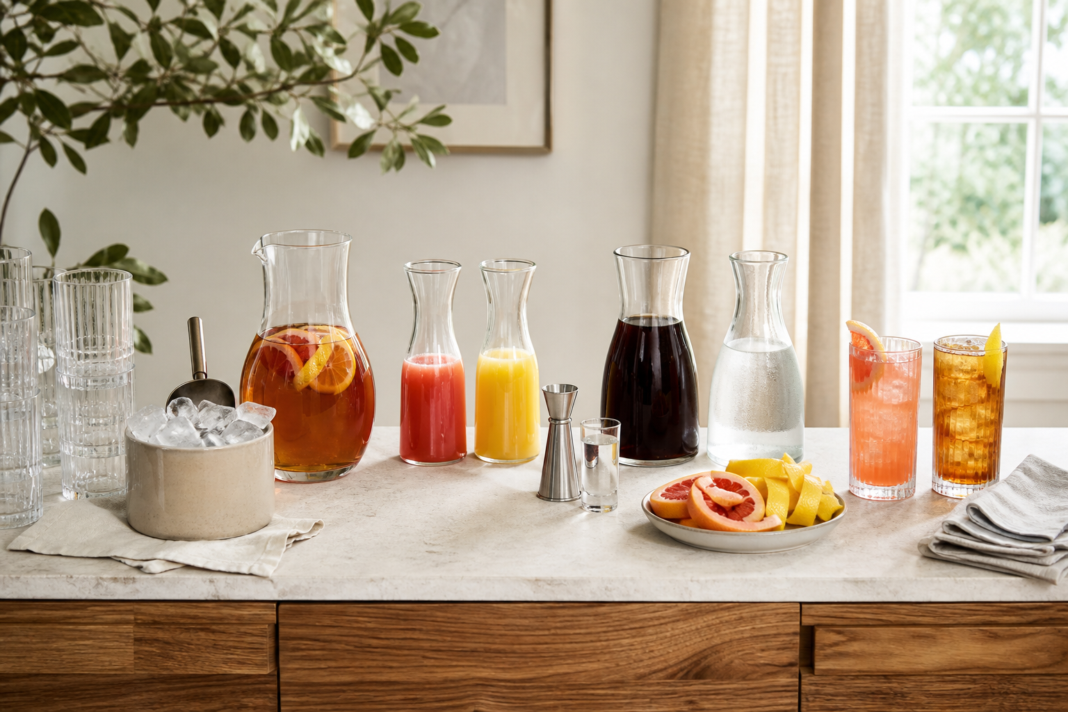 How to Set Up a Self-Serve Cocktail Buffet
