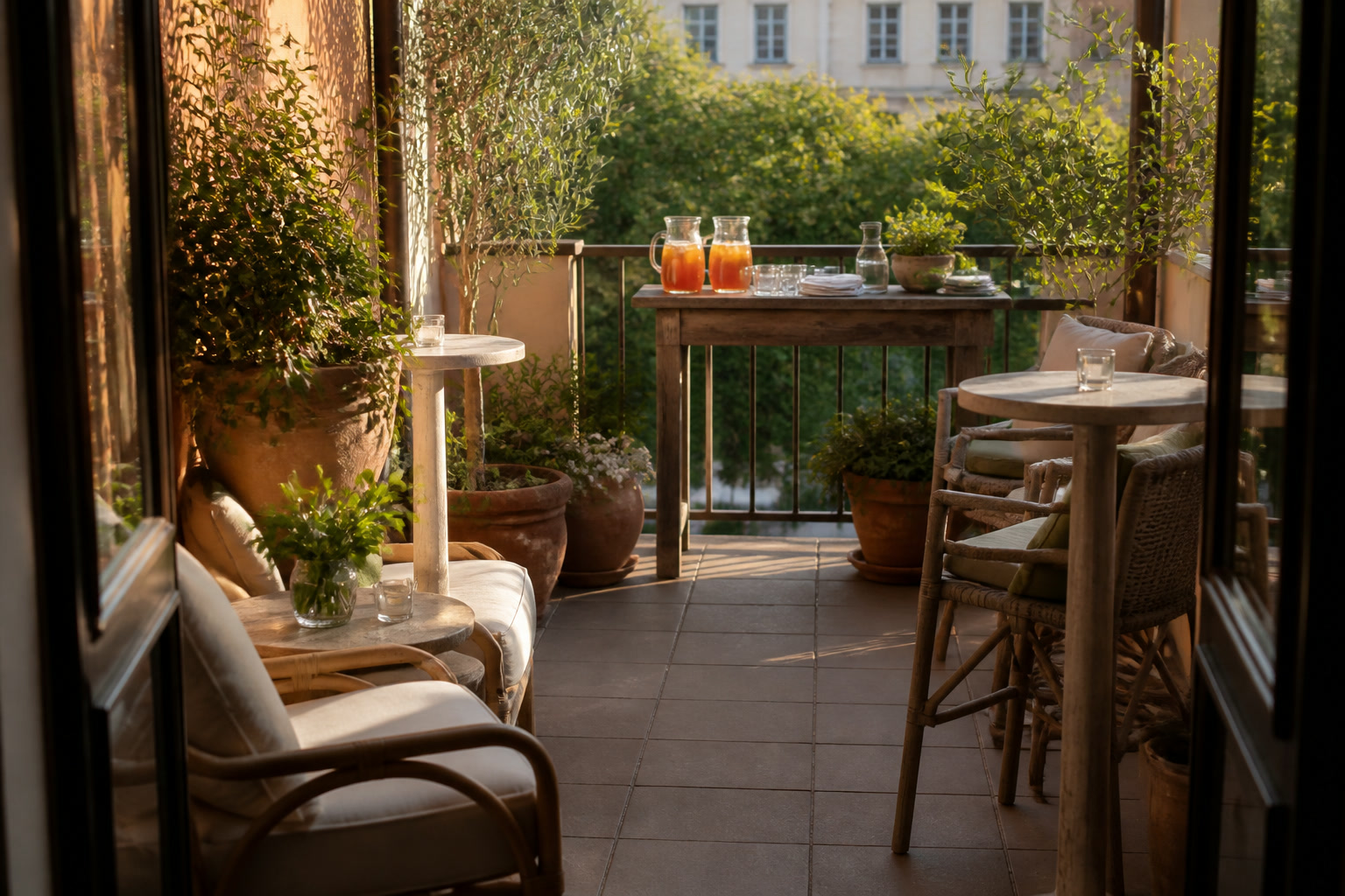 A Full Cocktail Party on One Small Patio