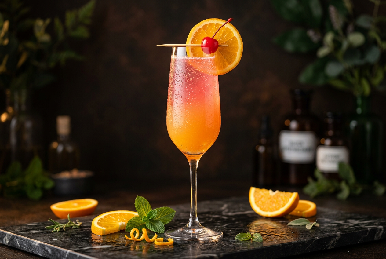 Sparkling Citrus Sunrise Mocktail: Bright, Refreshing, Zero Alcohol