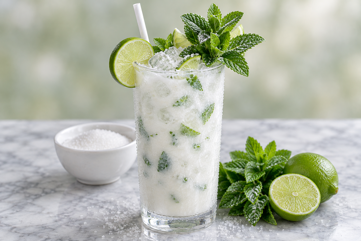 White Christmas Mojito