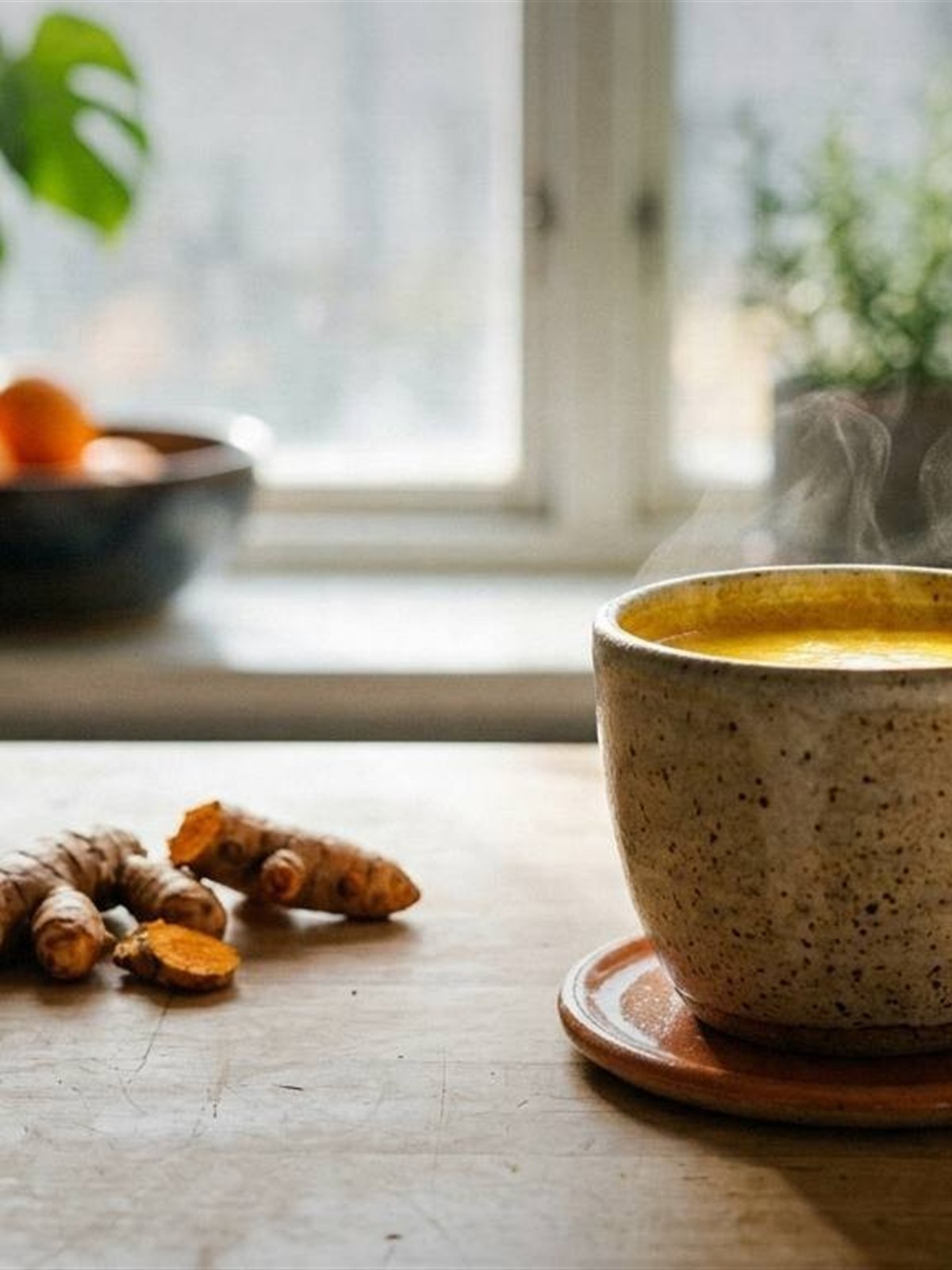 Anti-Inflammatory Morning Drink Recipe with Turmeric