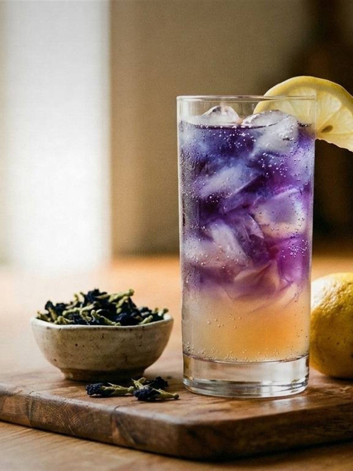 Butterfly Pea Flower Lemonade That Changes Color