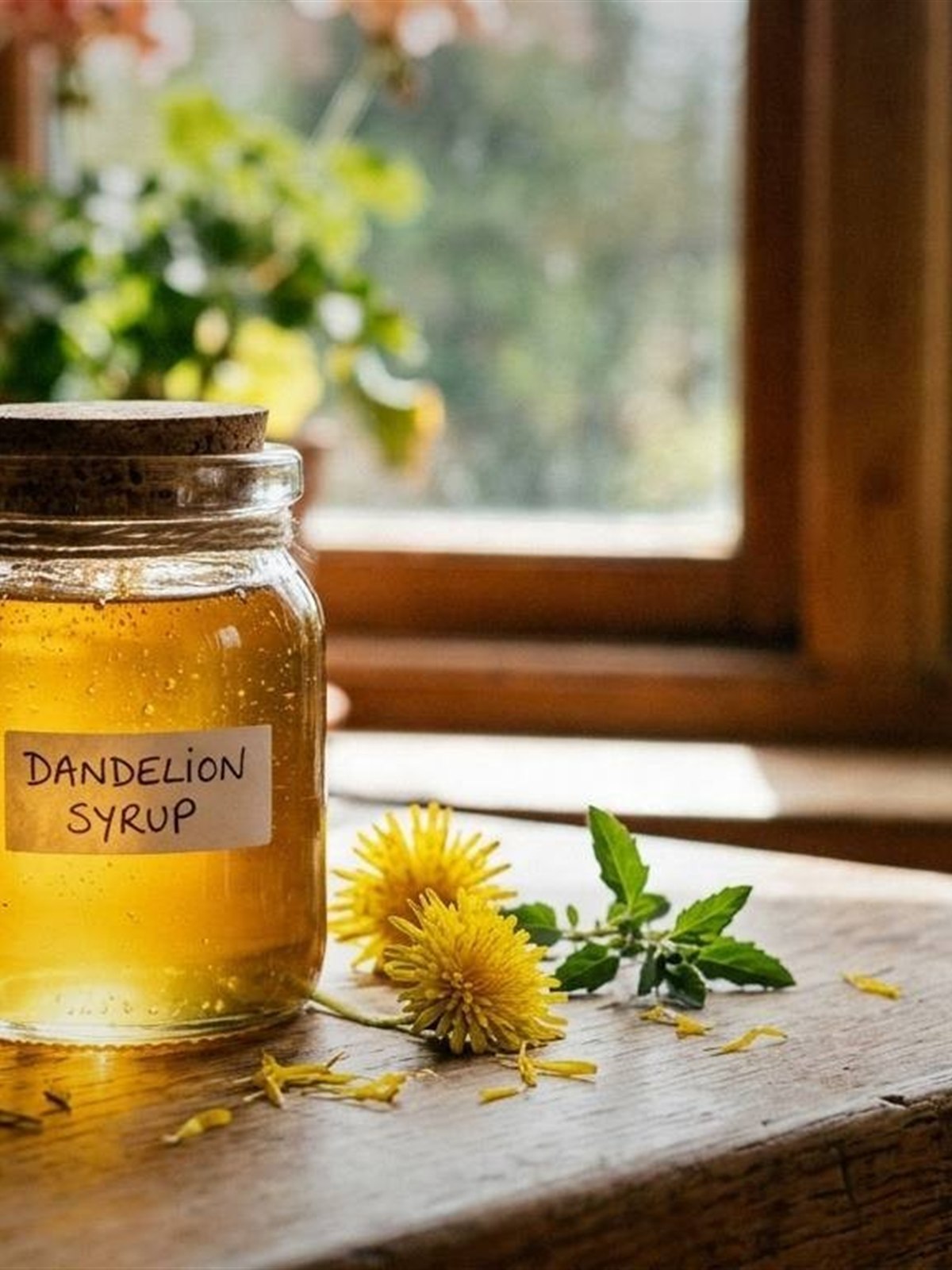 Dandelion Syrup Recipe (Dandelion Honey)