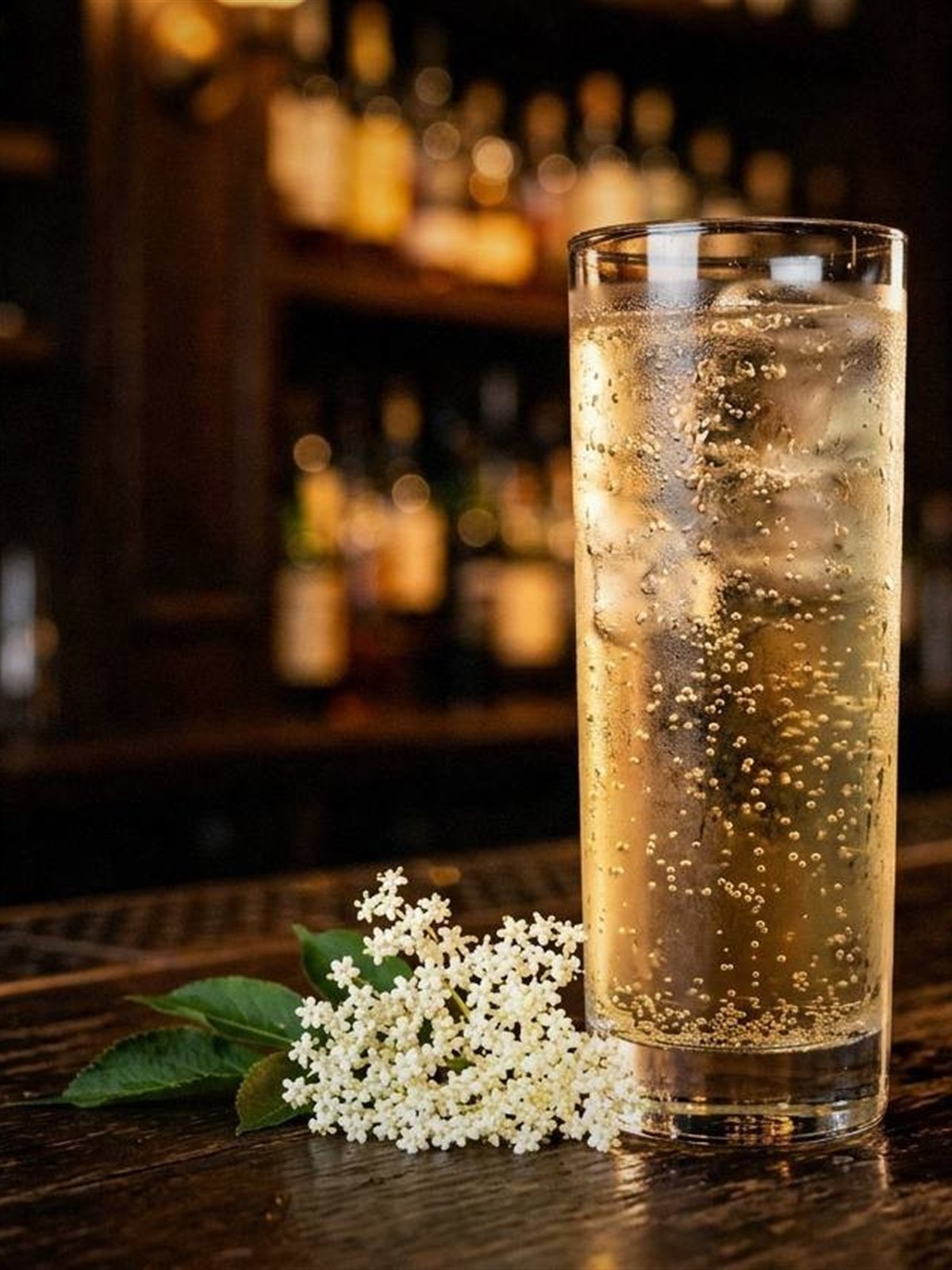 Elderflower Gin Collins: A Botanical Herbal Cocktail