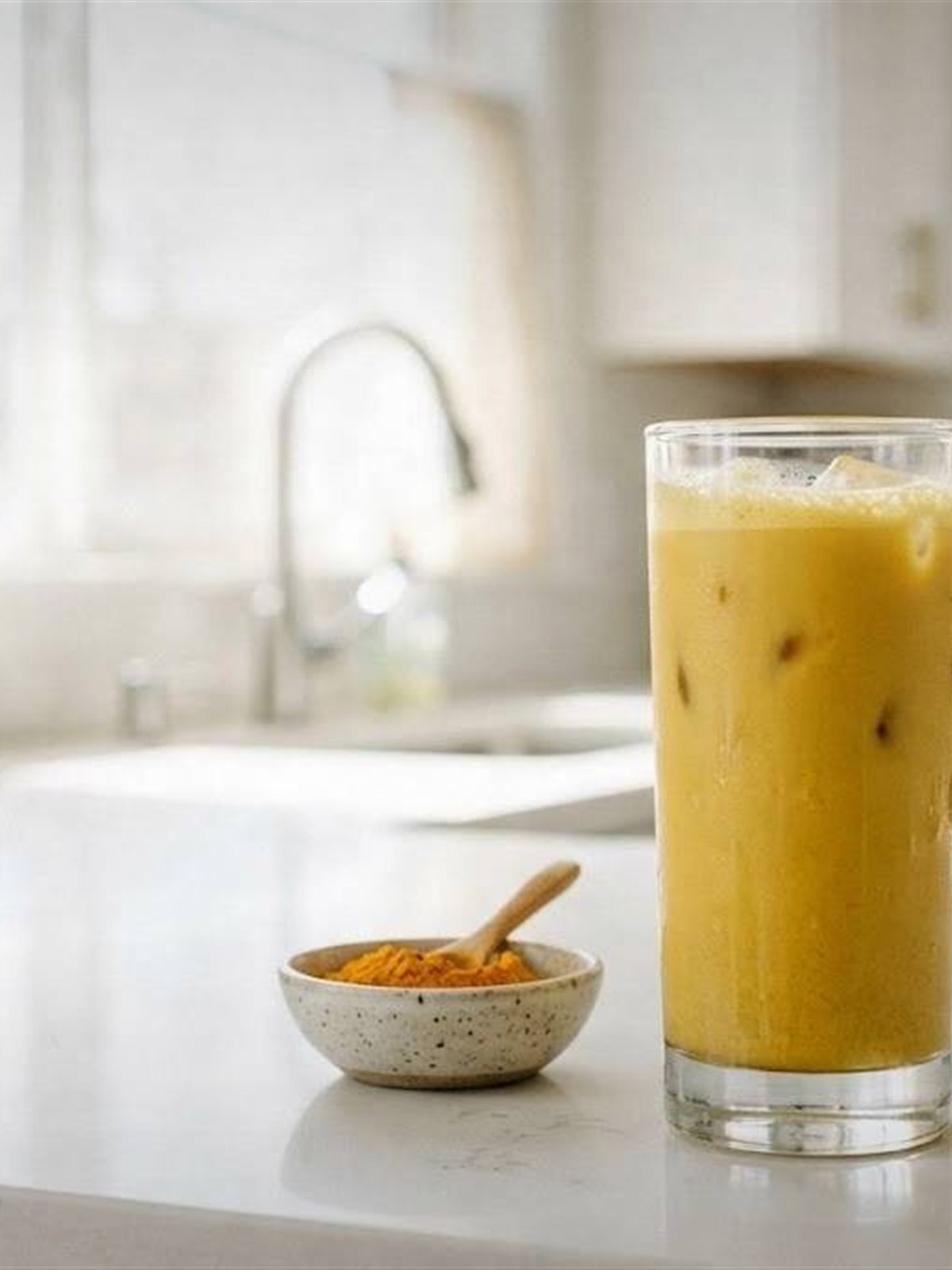Iced Turmeric Latte Recipe (Golden Milk for Summer)