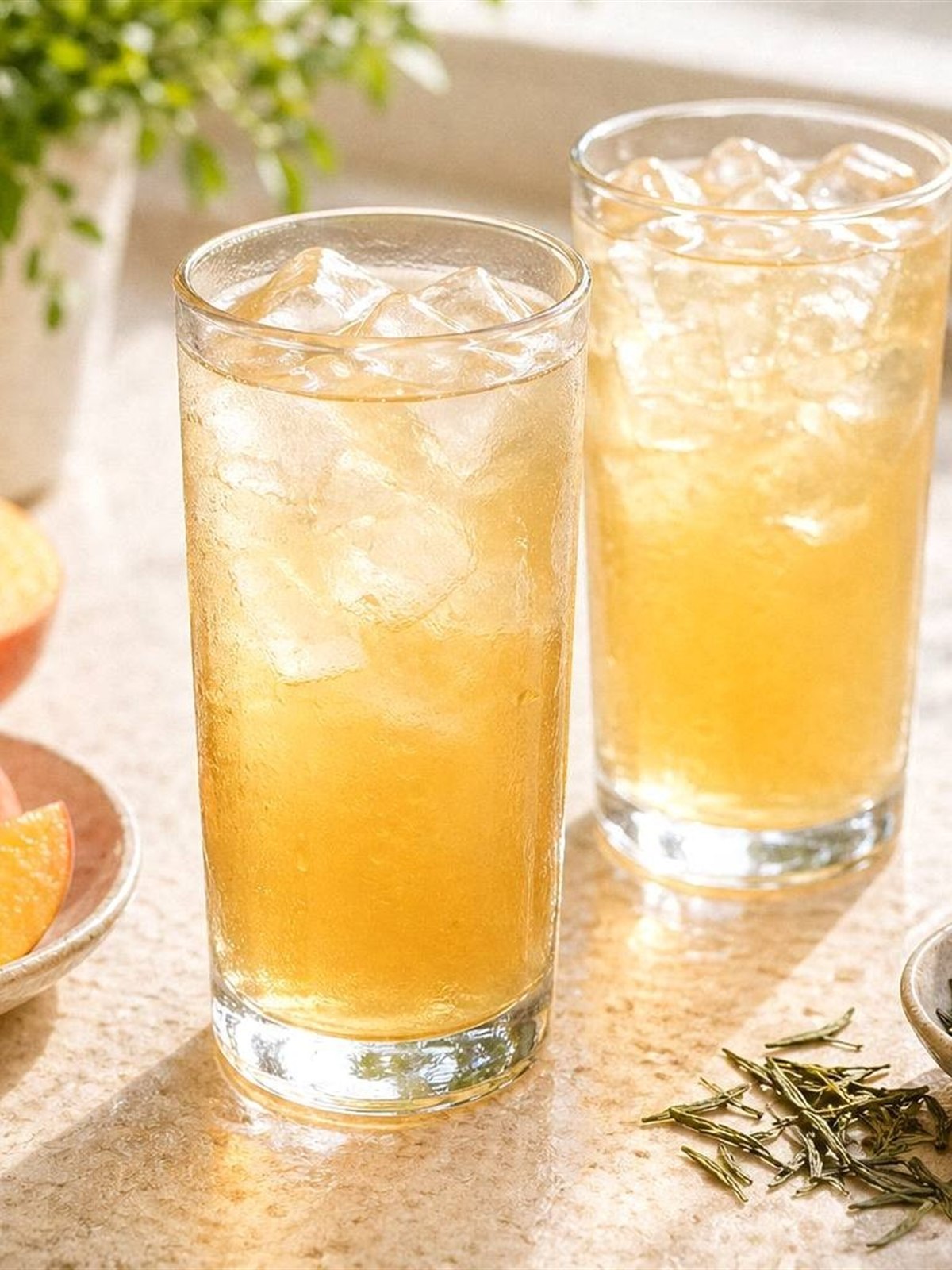 Peach Green Tea Highball