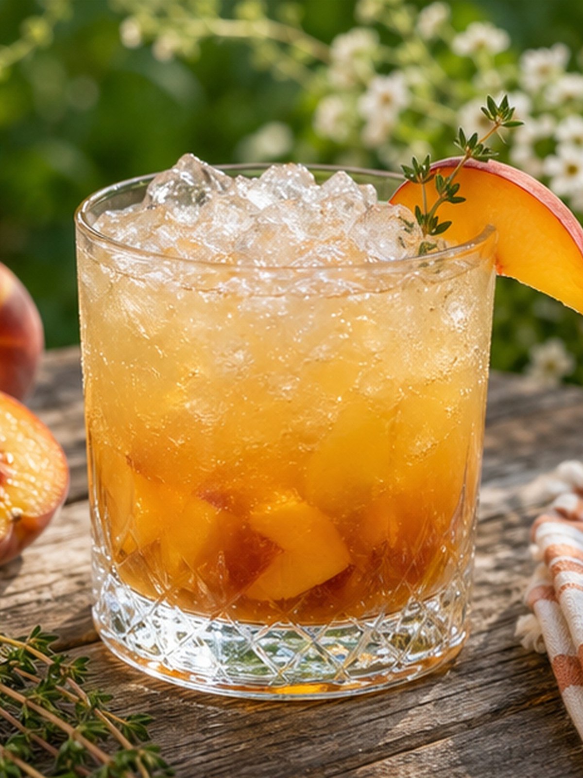Peach Thyme Smash