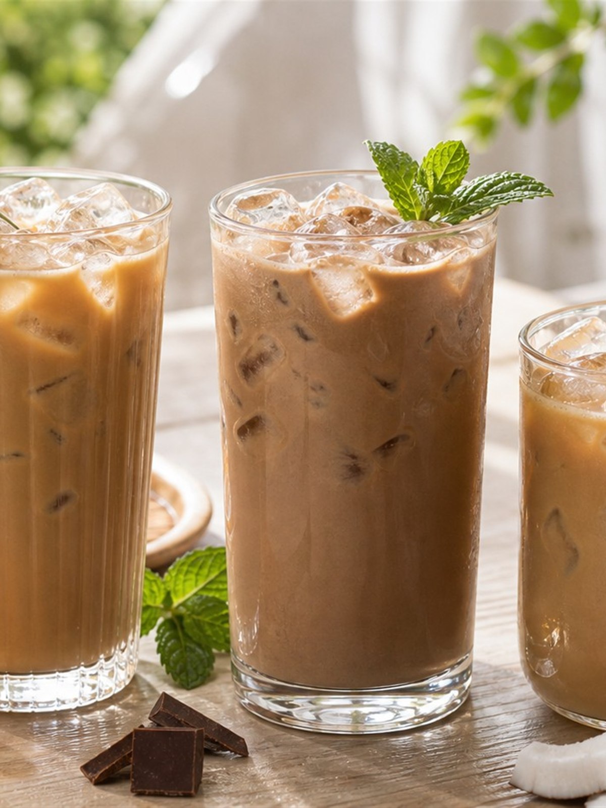 Summer Iced Coffee Drinks